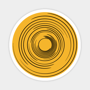 Sound Wave Ripple // Minimalist Design Magnet